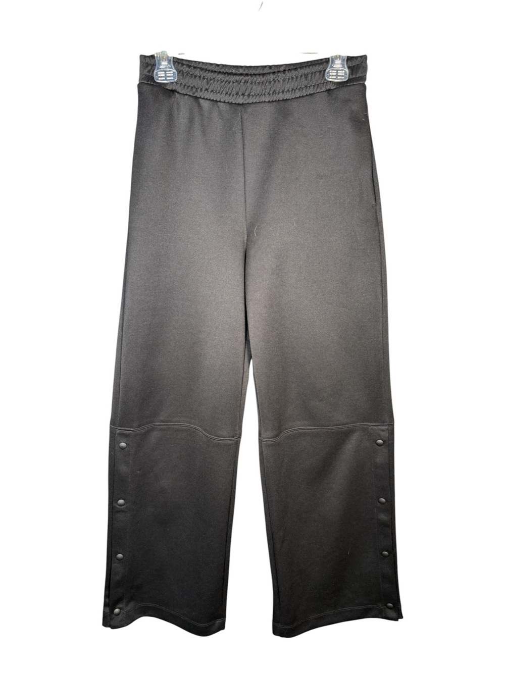 MaxMara Leisure Black Track Pants With Snaps Gorp Sporty Y2K S